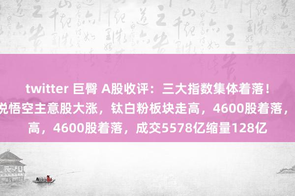 twitter 巨臀 A股收评：三大指数集体着落！工行逆市革命高，黑传说悟空主意股大涨，钛白粉板块走高，4600股着落，成交5578亿缩量128亿